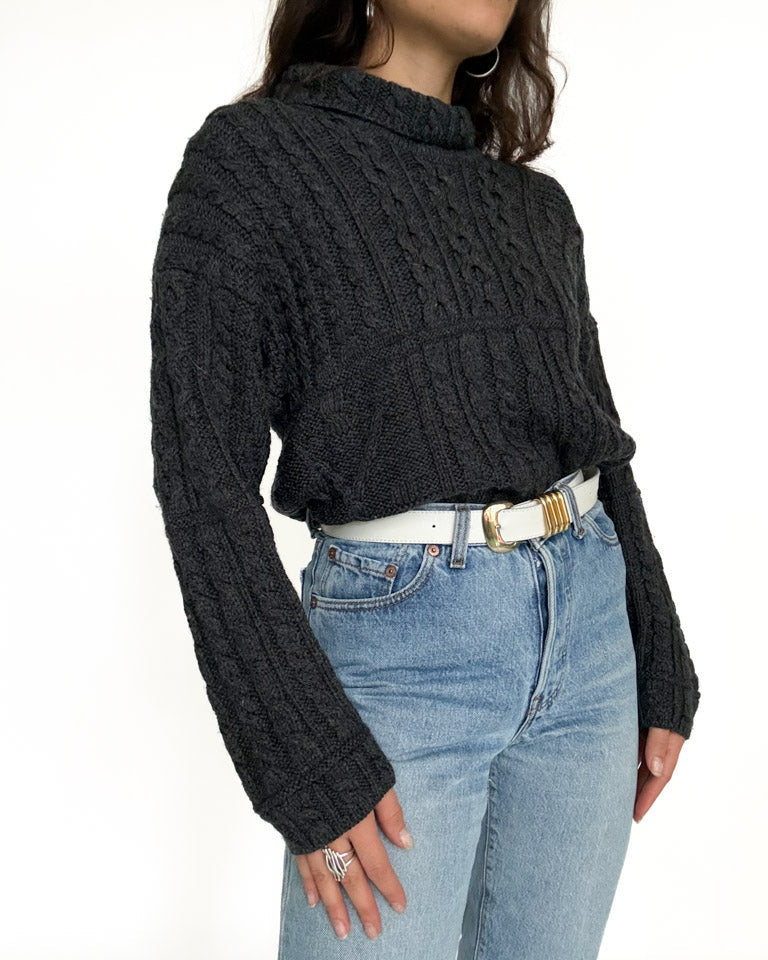 Vintage merino wool pullover view 182