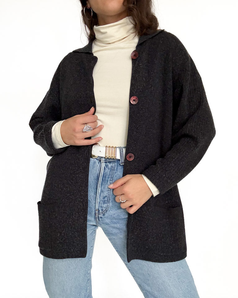 Vintage merino wool cardigan view 190