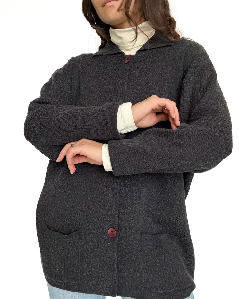 Vintage merino wool cardigan view 194