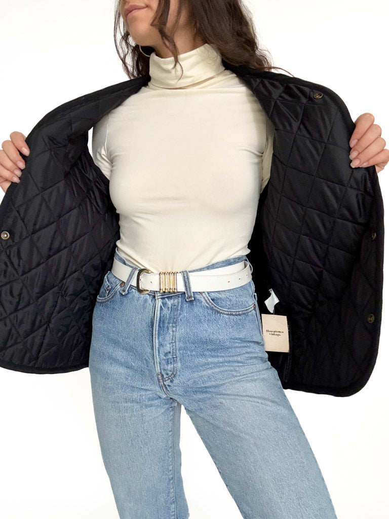 Vintage quilted vest view 209