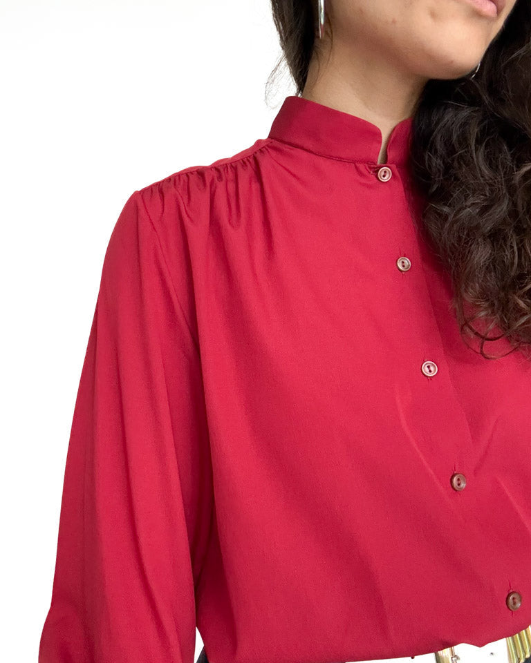 Vintage statement collar blouse view 226