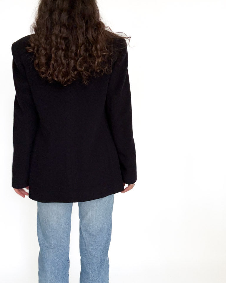 Vintage wool cashmere blazer view 60