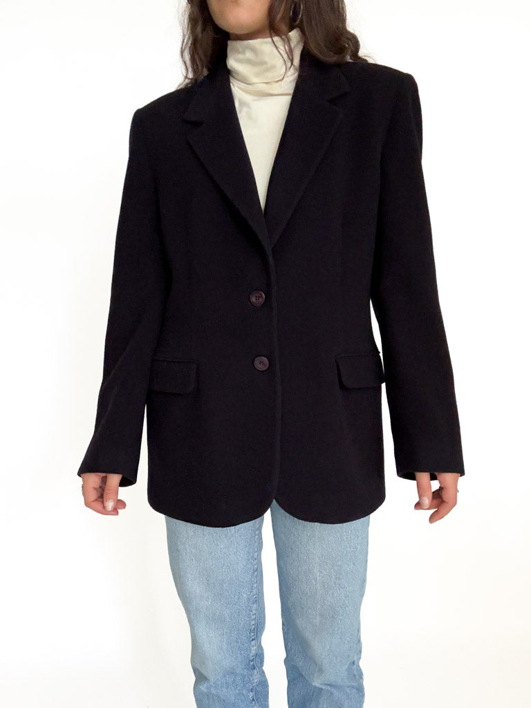 Vintage wool cashmere blazer view 65