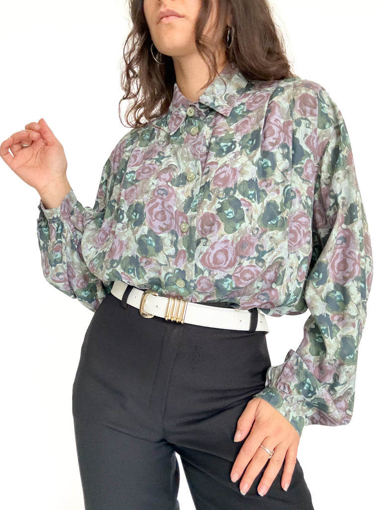 Front view styled tucked into jeans