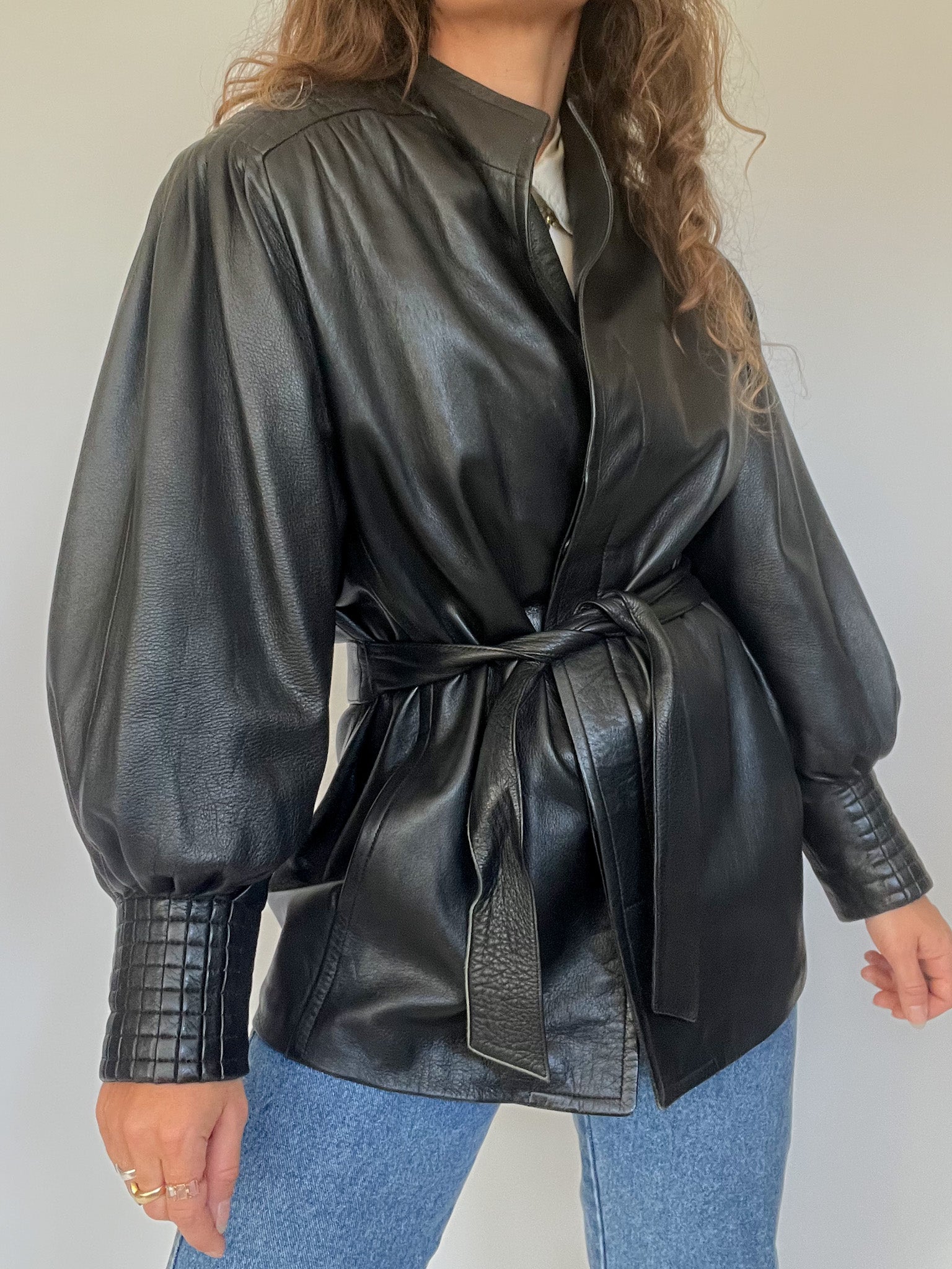 CLANE クラネ　FAKE LEATHER BALLOON JACKET CLANE(クラネ) FAKE LEATHER BALLOON JACKET - COLDBECK ONLINE