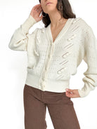 Vintage ivory cardigan view 138