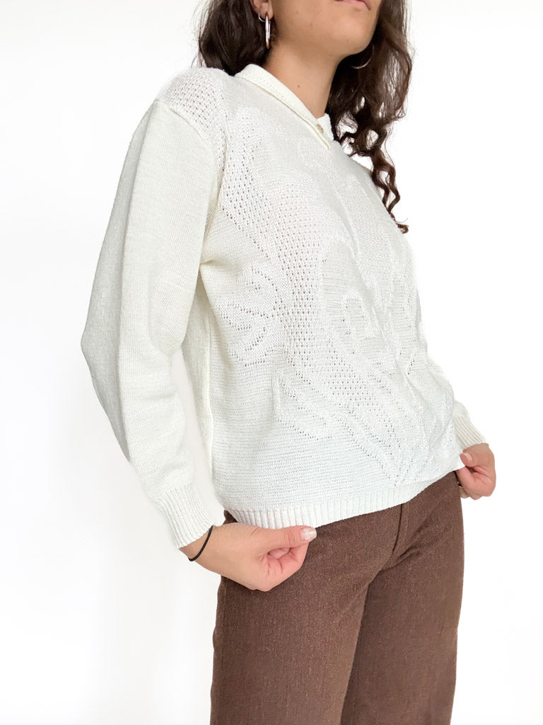 Vintage embroidered knit view 148