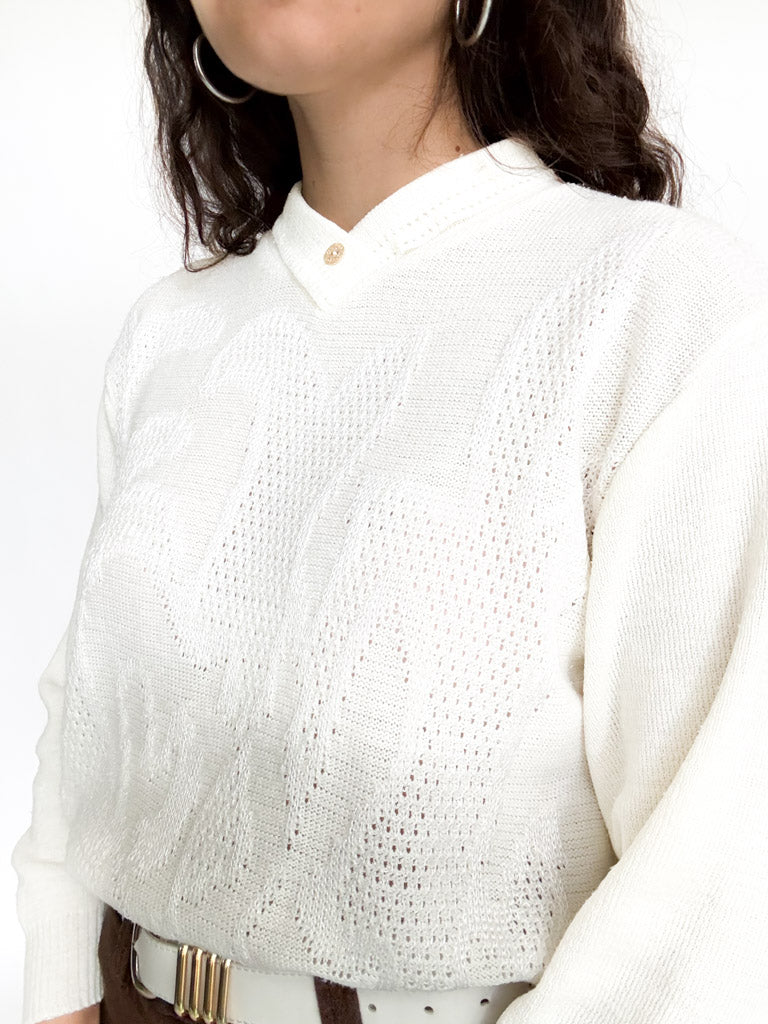 Vintage embroidered knit view 152