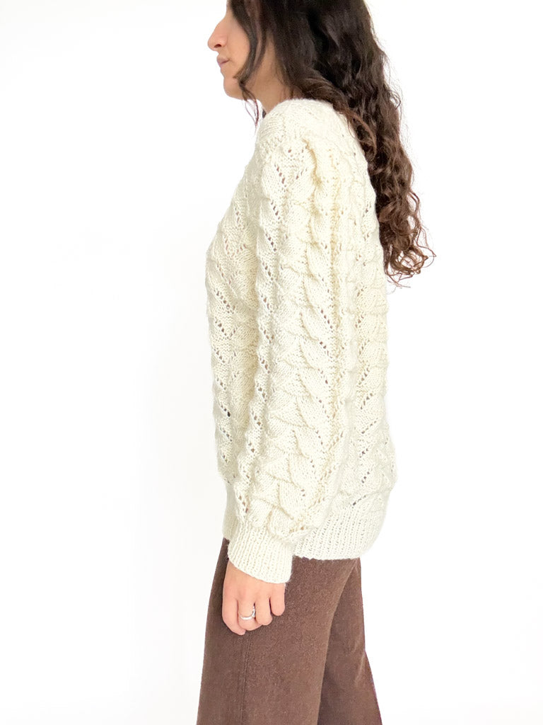 Vintage cable knit pullover view 167