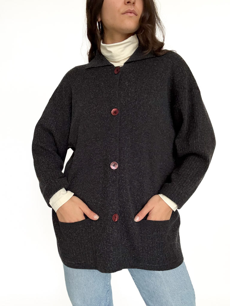 Vintage merino wool cardigan view 192