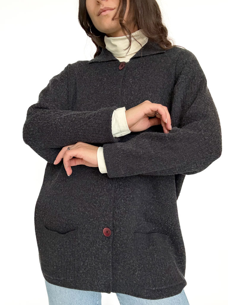 Vintage merino wool cardigan view 194