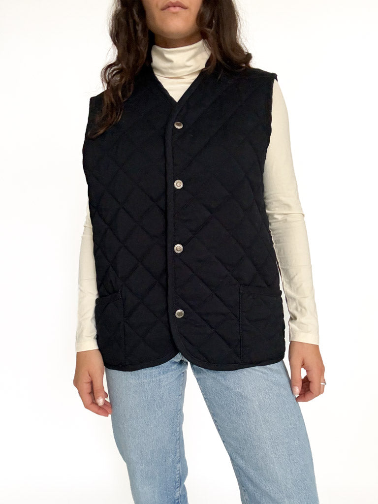 Vintage quilted vest view 211