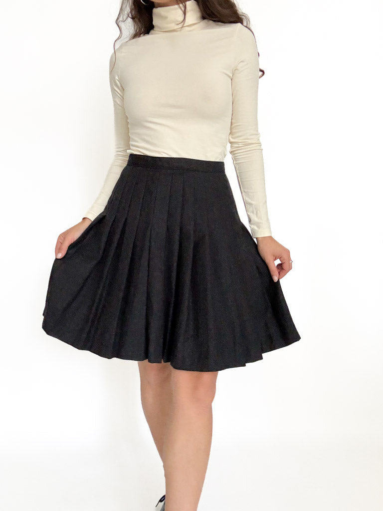 Vintage wool skirt view 216