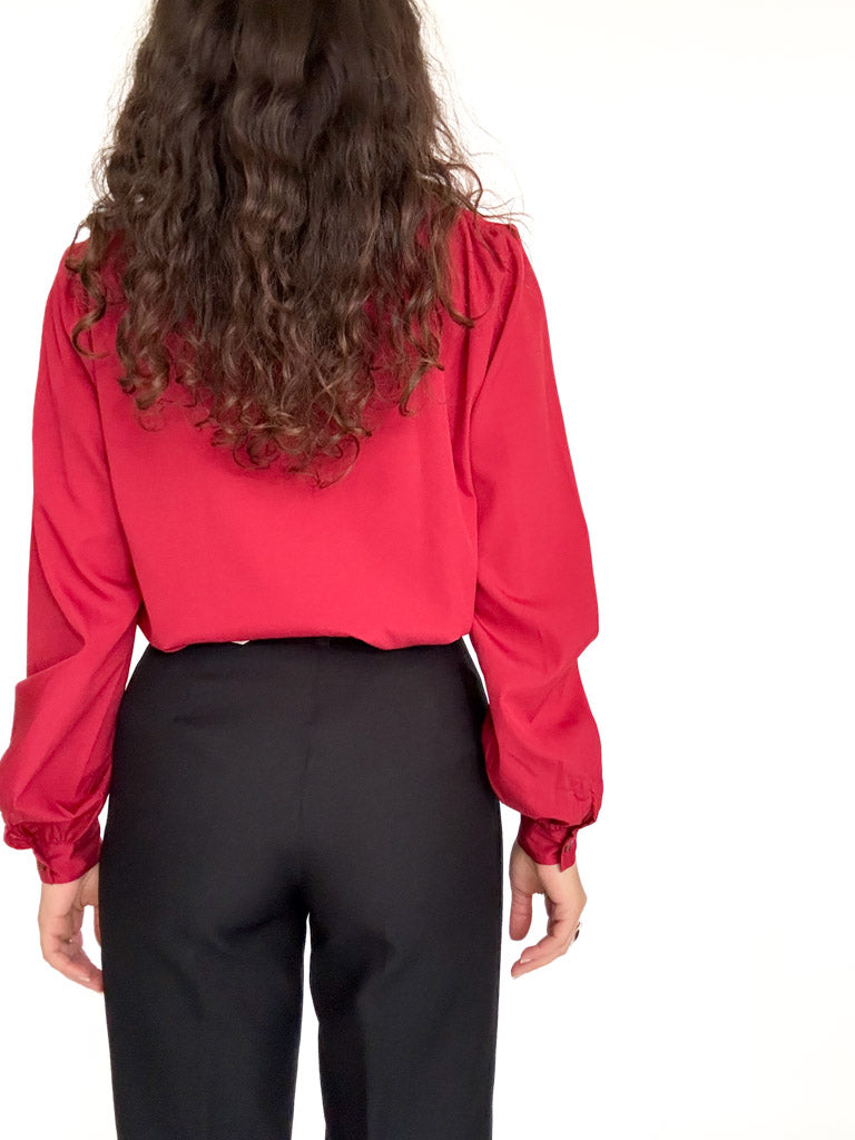 Vintage statement collar blouse view 220