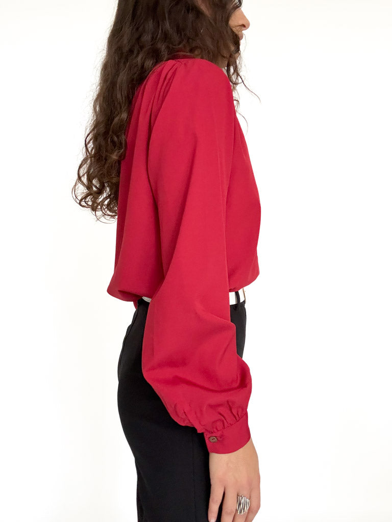 Vintage statement collar blouse view 221