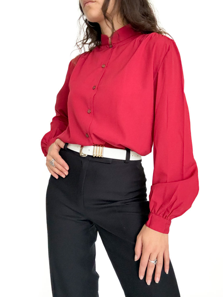 Vintage statement collar blouse view 225