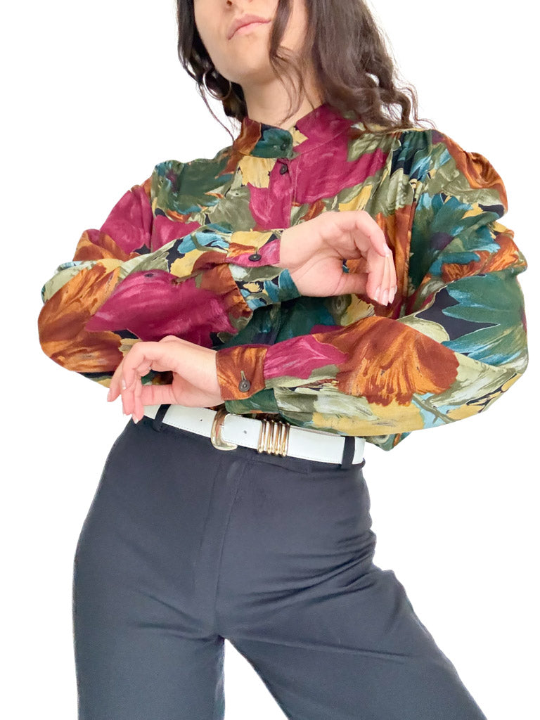 Vintage floral shirt view 245