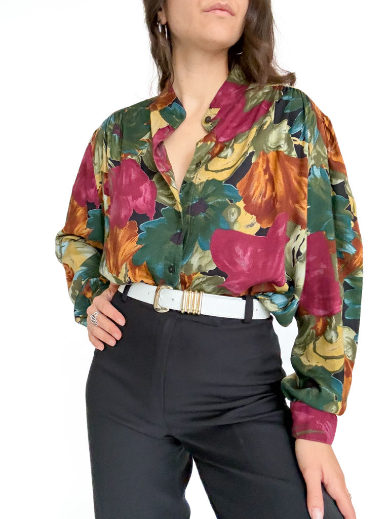 Vintage floral shirt view 247
