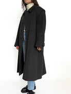 Vintage grey wool coat view 47