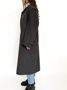 Vintage grey wool coat view 48