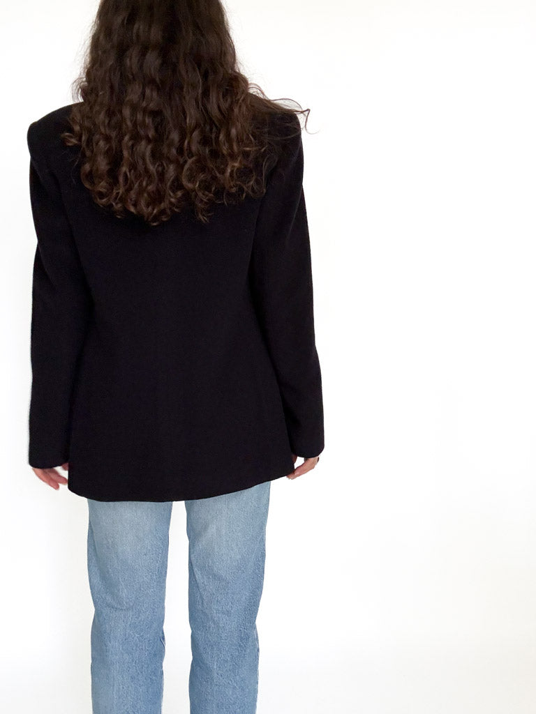 Vintage wool cashmere blazer view 60