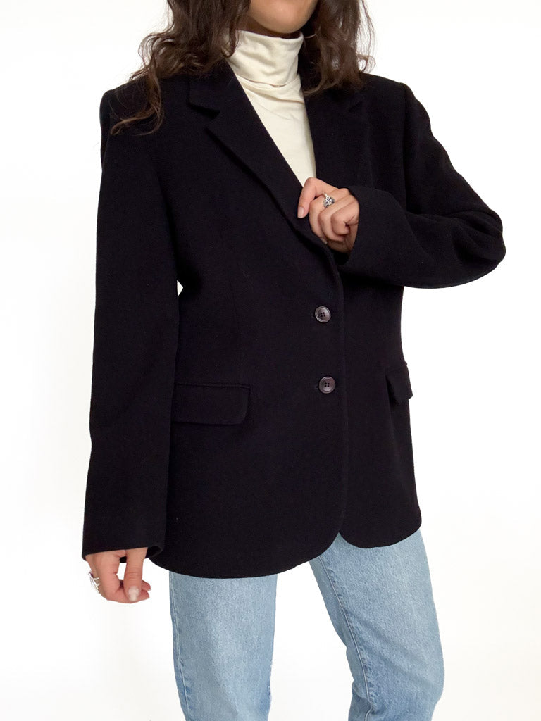 Vintage wool cashmere blazer view 67