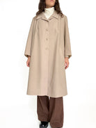 Vintage beige trench coat view 110