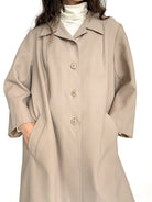 Vintage beige trench coat view 114