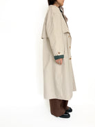Vintage lined trench coat view 118