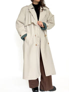 Vintage lined trench coat view 119