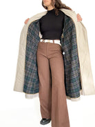 Vintage lined trench coat view 122