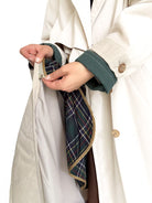 Vintage lined trench coat view 123