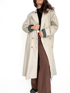 Vintage lined trench coat view 124