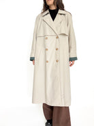 Vintage lined trench coat view 126