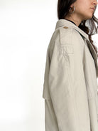 Vintage lined trench coat view 131