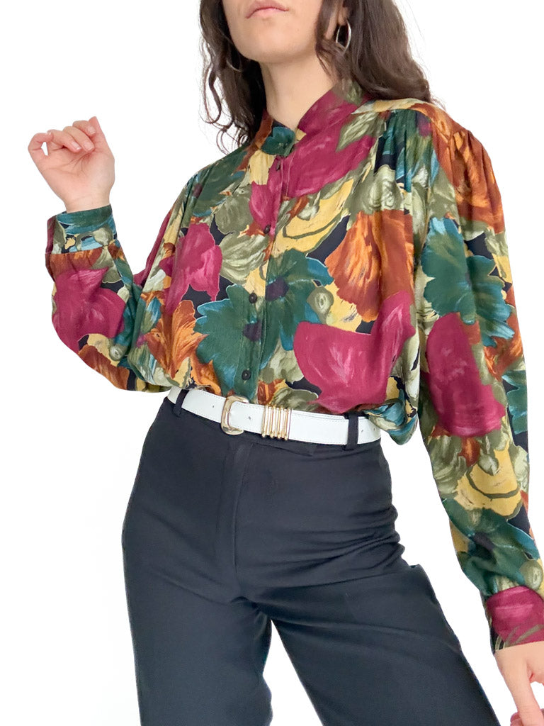 Front view styled tucked into jeans