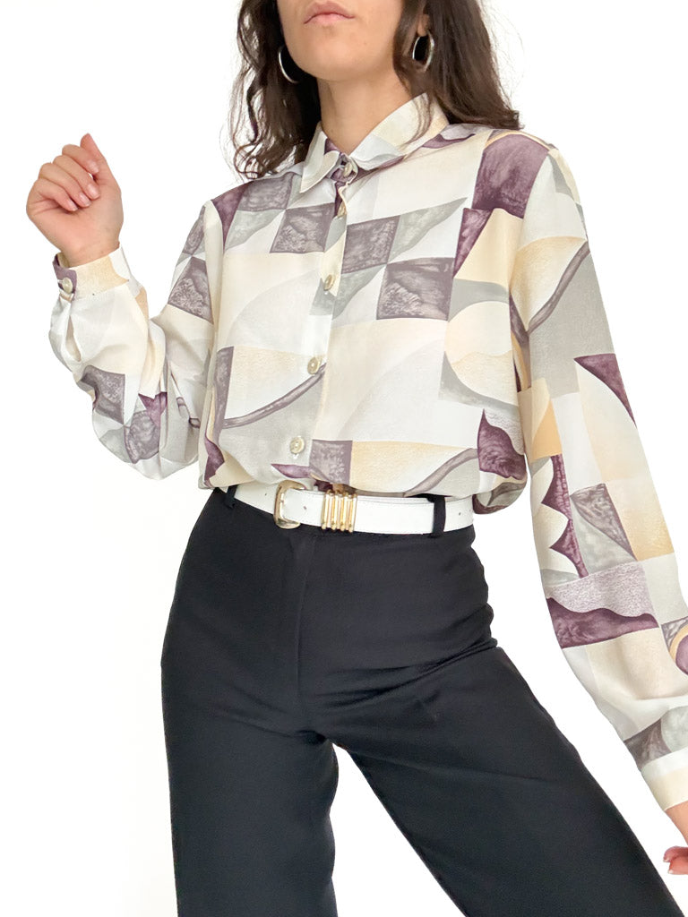 Front view styled tucked into jeans