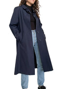 Vintage 80’s navy blue trench coat