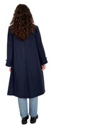 Vintage 80’s navy blue trench coat