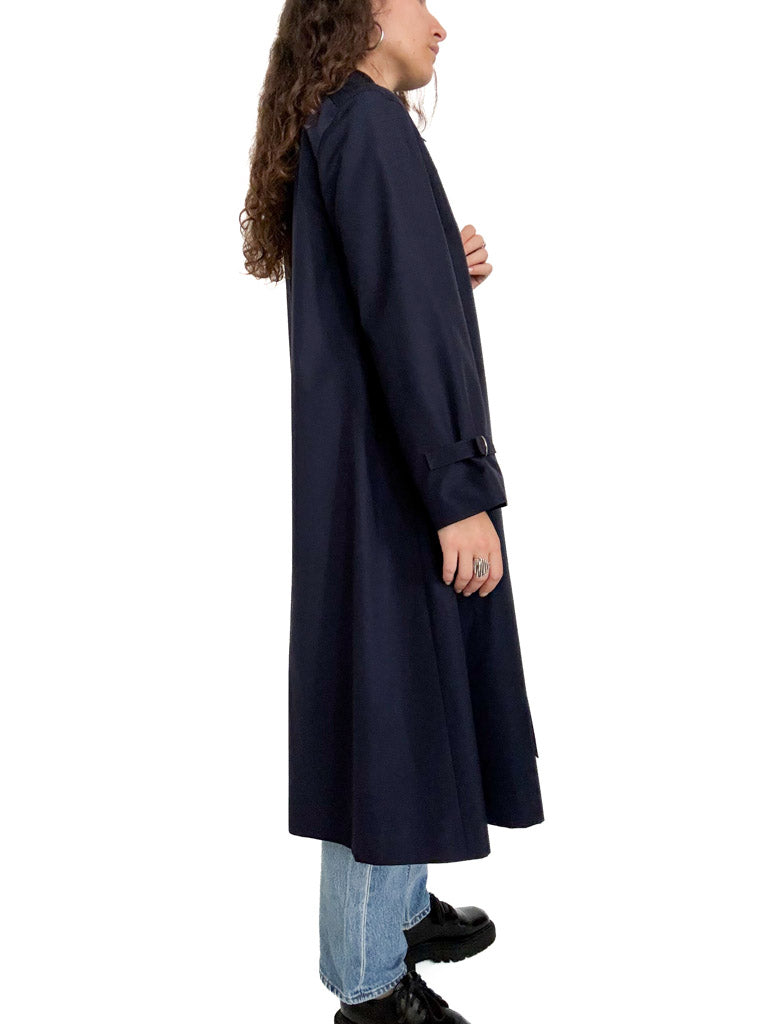 Vintage 80’s navy blue trench coat