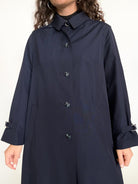 Vintage 80’s navy blue trench coat